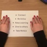 ASMR – The 5 Steps to Mental Wellbeing, whisper ramble, paper sounds – stroking paper