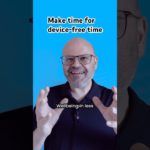 Make time for device-free time. #wellbeing #technology #mentalhealth