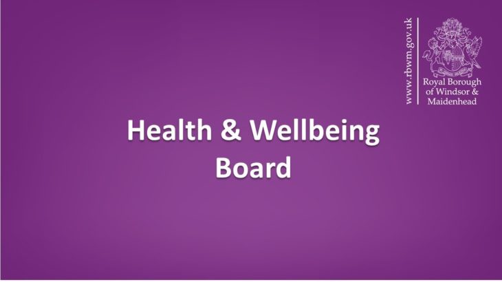 RBWM Health & Wellbeing Board – 21 January 2025