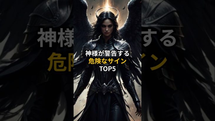 神様が警告する危険なサインTOP5 #スピリチュアル #言霊 #引き寄せ