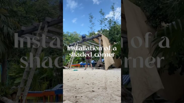 A little more shade for even more well-being! 🌞⛱️