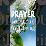 Prayer for your well-being: Physical health and spiritual health. #faith #prayer #love #hope