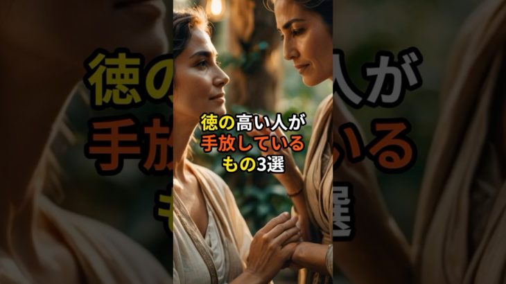 徳の高い人が手放しているもの3選【 スピリチュアル 心理 都市伝説 予言 】