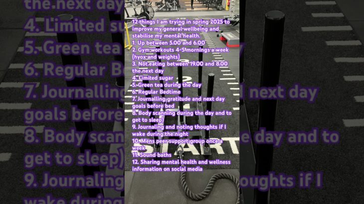 Habits for wellbeing Spring 2925 #motivation #healthyhabits #wellness