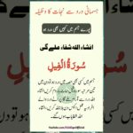 Surah Al-Fil Wazifa for Health and Well-being  #SurahAlFil #WazifaForHealth #QuranAndHealth