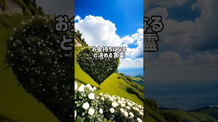 言霊　お金持ちになると決める言霊　#言霊 #開運 #スピリチュアル