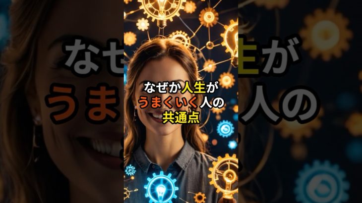 なぜか人生がうまくいく人の共通点【 スピリチュアル 心理 都市伝説 予言 】