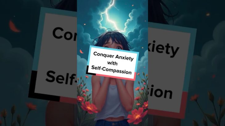 Conquer Anxiety with Self-Compassion. #MentalHealth #selfcare #AnxietySupport #Wellbeing #motivation