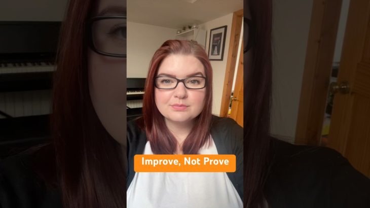 Improve, Not Proved #Ponder #SmartPonders #Wellbeing #SelfImprovement