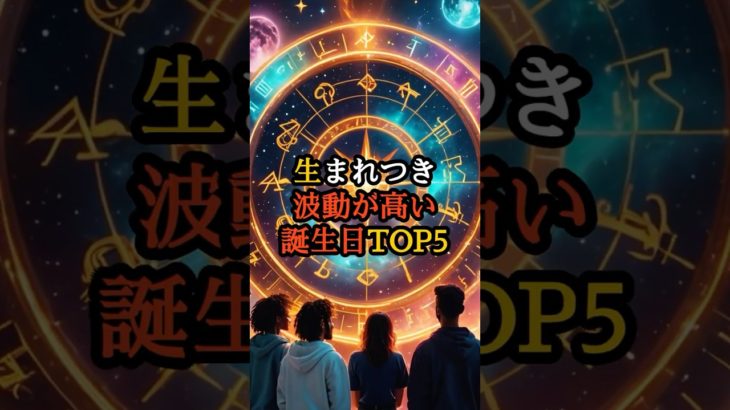 生まれつき波動が高い誕生日TOP5【 スピリチュアル 予言 潜在意識 占い 引き寄せ 】