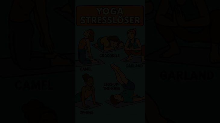 5 Yoga StresslöserPosen #yoga #stressrelief  #stressmanagement #posen #health #wellbeing #gesundheit