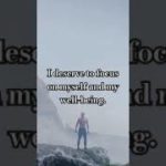 I deserve to focus on myself and my well-being. #relax #focuscalm