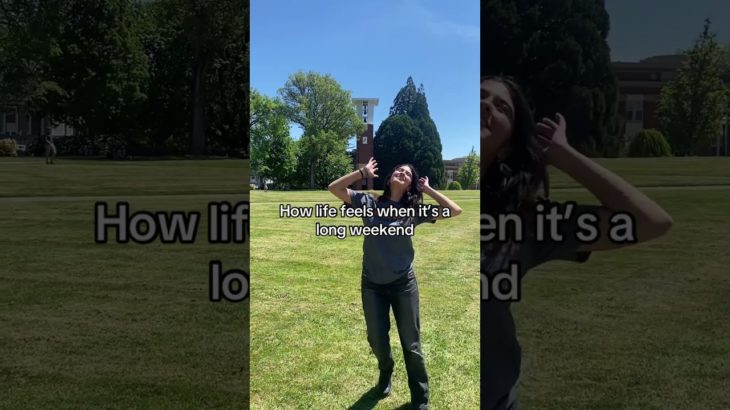 Long weekends are great to rest and take care of your well-being. 🦫🧡#collegeofhealth #oregonstate