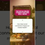 The Social Brain Connection and Well-Being – How does social connection impact our mental health D