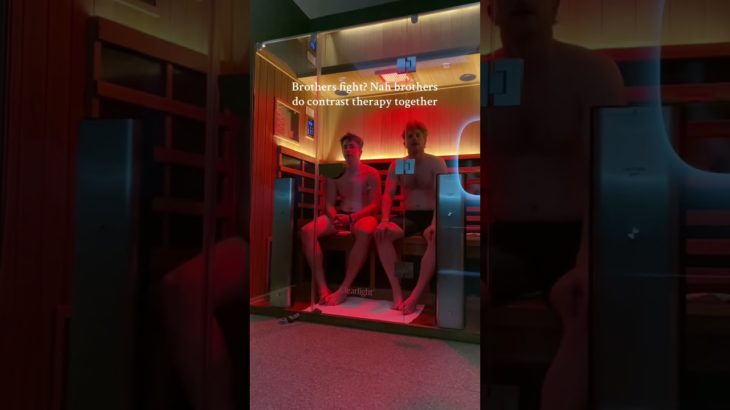 Way better than fighting imo #fyp #health #sauna #coldplunge #contrasttherapy #fitness #wellbeing