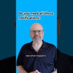 Wellbeing in less than a minute: Do you need all those notifications? #wellbeing #stressreliefasmr