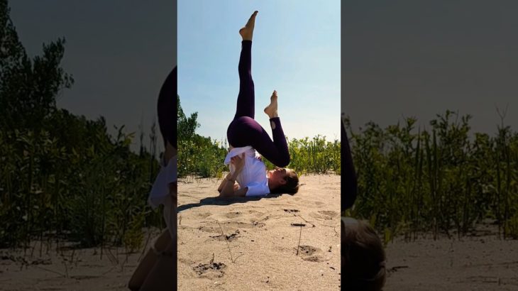 shoulder stand & plow pose promotes physical and emotional well-being #shorts #health