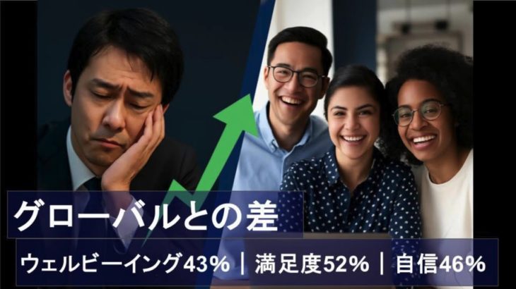 【人事NEWS】「ウェルビーイング」「仕事の満足度」「自信」日本と世界の違いはここにある（2025年7月9日②）