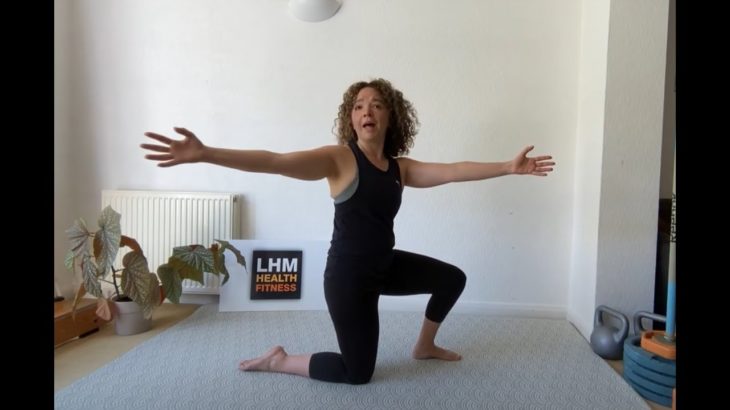 Relaxing deep stretch to improve wellbeing