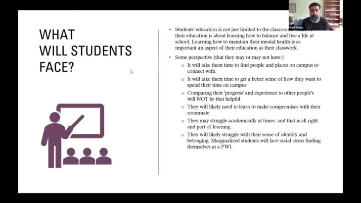 Villanova Family Webinar Series: Supporting Your First-Year Student’s Well-Being and Adjustment