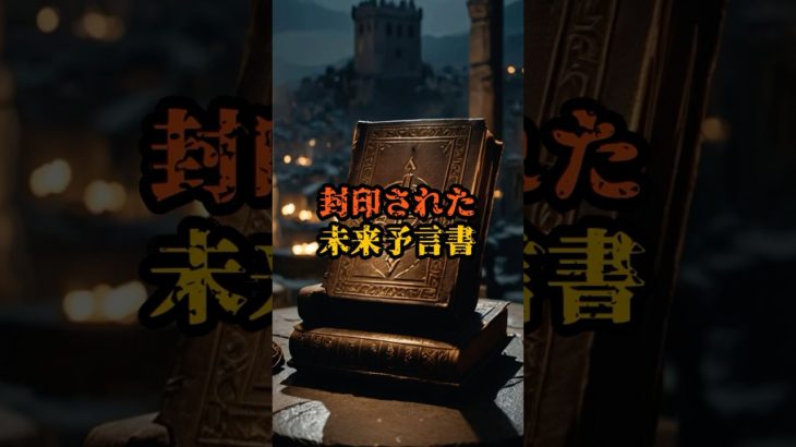 封印された未来予言書【 都市伝説 予言 ミステリー スピリチュアル 予知能力 】