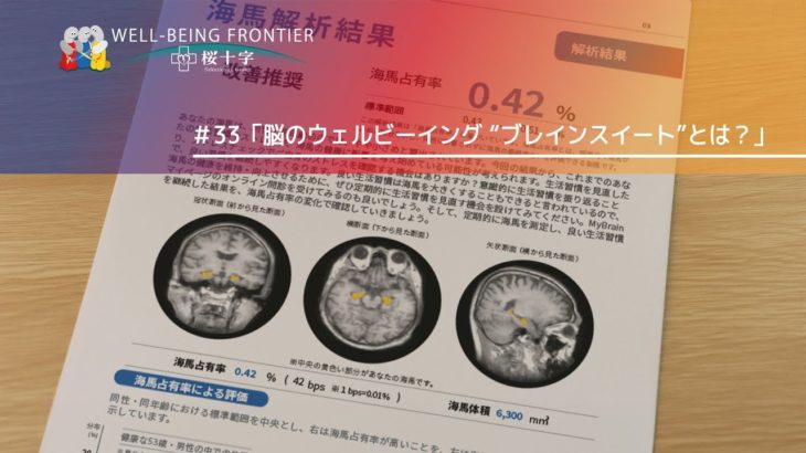 WELL BEING FRONTIER vol 33『脳のウェルビーイング “ブレインスイート”とは？ 』2025.9.13放送