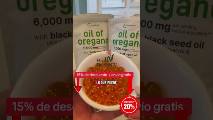 🌿 Elimina parásitos naturalmente con Aceite de Orégano