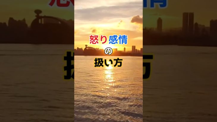 怒り感情の扱い方⑤　 ＃アンガーマネジメント　＃ポジティブ心理学　＃ウェルビーイング