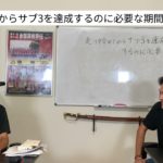 サブ3達成に必要な期間