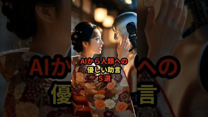 AIから人類への優しい助言5選 #スピリチュアル #自己啓発 #開運