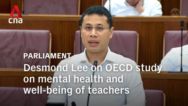 Education Minister Desmond Lee on OECD study on mental health and well-being of teachers