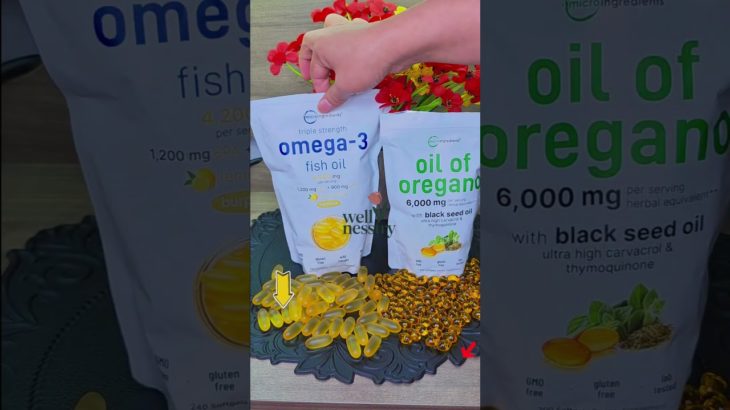 🌿 Energía, defensas y bienestar | Aceite de Orégano + Semilla Negra + Omega-3 💪🐟