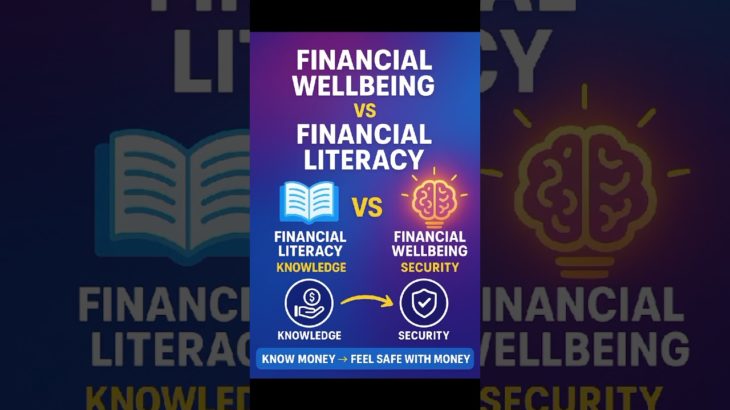 Financial  Well-being vs Financial Literacy
