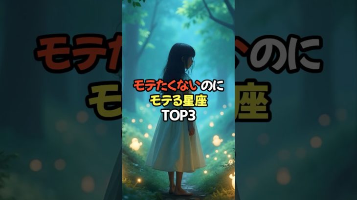 モテたくないのモテる星座TOP3 #スピリチュアル #占い #星座占い #星占い #恋愛