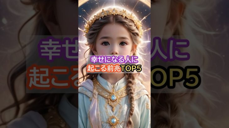 幸せになる人に起こる前兆 TOP5 #スピリチュアル #誕生日占い  #今日から開運 #開運 #占い #引き寄せ