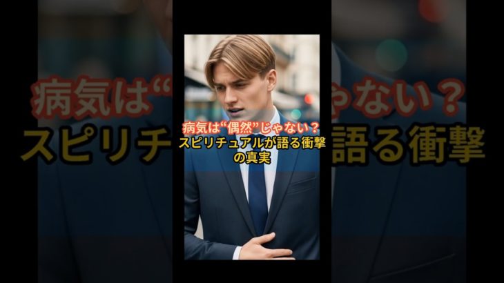 病気は“偶然”じゃない？スピリチュアルが語る衝撃の真実 #スピリチュアル #病気 #ヒーリング