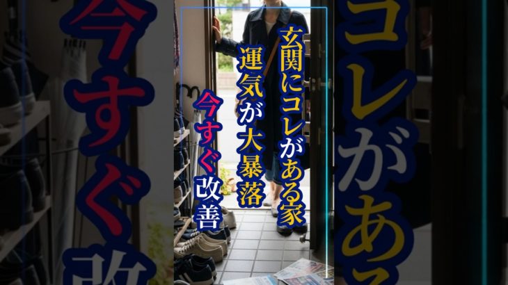 コレが玄関にあると運気が急降下 #スピリチュアル  #風水 #幸運