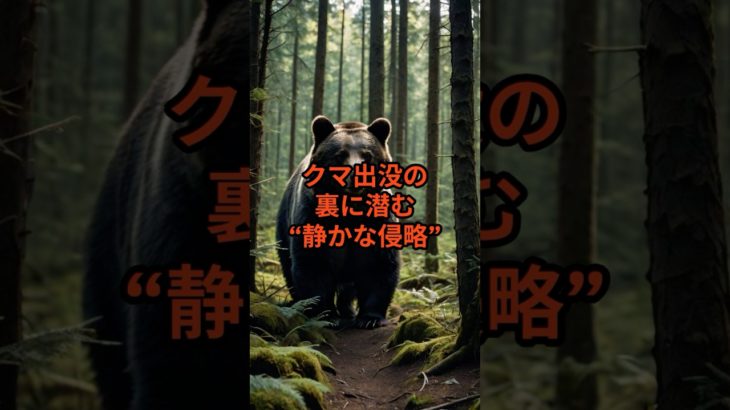 クマ出没の裏に潜む“静かな侵略”【 怪談 予知 スピリチュアル オカルト 日本 】【予告編】