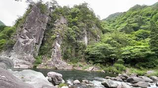 【4K】戻ケ嶽　富郷渓谷　愛媛 / 睡眠　勉強　自然　癒し　リラックス　環境動画 / Ehime Tomisato Valley in japan
