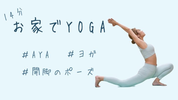 【おうちヨガ】開脚のポーズ１４分