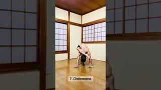 【空中ヨガ遊び】ジャンピングアームバランス７選！ #shorts