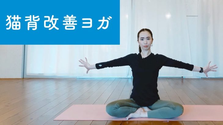 猫背改善ヨガ