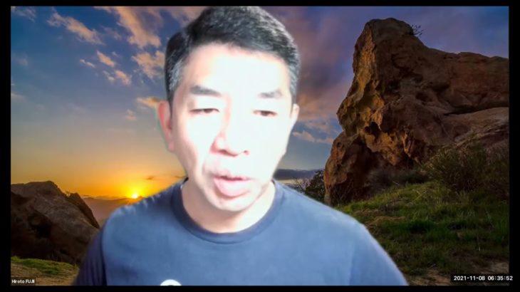 おはようございます！😊日本全国朝のマインドフルネス体操です！SDGs！いつもありがとう！（今日で連続556回の2021年11月8日）※毎朝6時40分～7時迄 どうぞ、ご参加下さい！