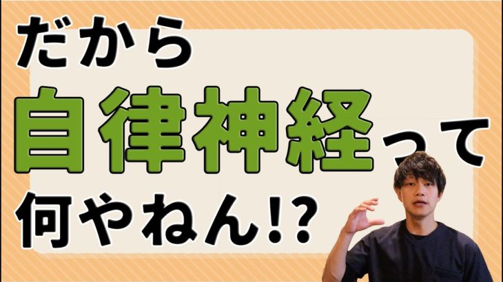【自律神経ってなんやねん？】整えば人生が変わる！自律神経の秘密を解説！【マインドフルネス】