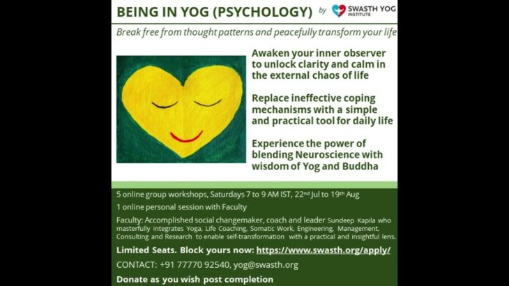 Swasth Yog Sustained Well being Workshops – Q2 23 24
