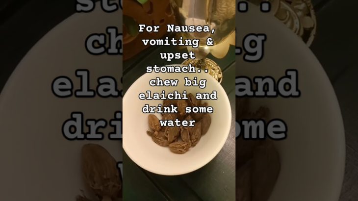 For Nausea, vomiting and upset stomach | Best remedy | Healthy well being |