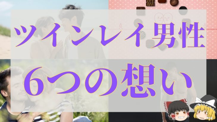 【スピリチュアル】ツインレイ男性が抱くツインレイ女性への想いとは　　【ゆっくり解説】