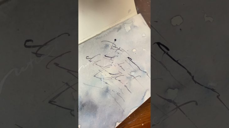 愛に従うなら私は何ができるかな　#art #watercolor #painting #ウェルビーイング #水彩絵の具