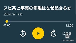 スピリチュアル系と本当の事実の乖離はなぜ起きるか