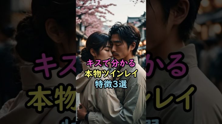 キスでわかる！本物ツインレイの特徴3選 #スピリチュアル #サイン #風水 #占い #ツインレイ #shorts